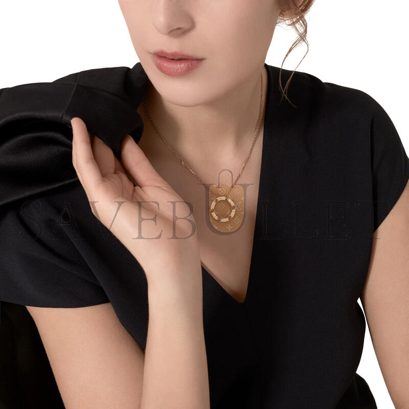 CARTIER LOVE NECKLACE, PAVED B7058400